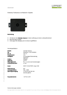 CCD-C4 Hinterbau-Kamera
